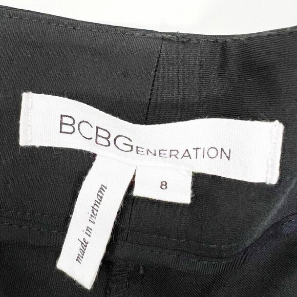 BCBGeneration Cropped Jogger Trouser. Black. Size 8 - Picture 5 of 15